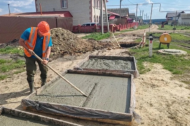 В селе Татарский Канадей продолжается строительство нового водозаборного узла